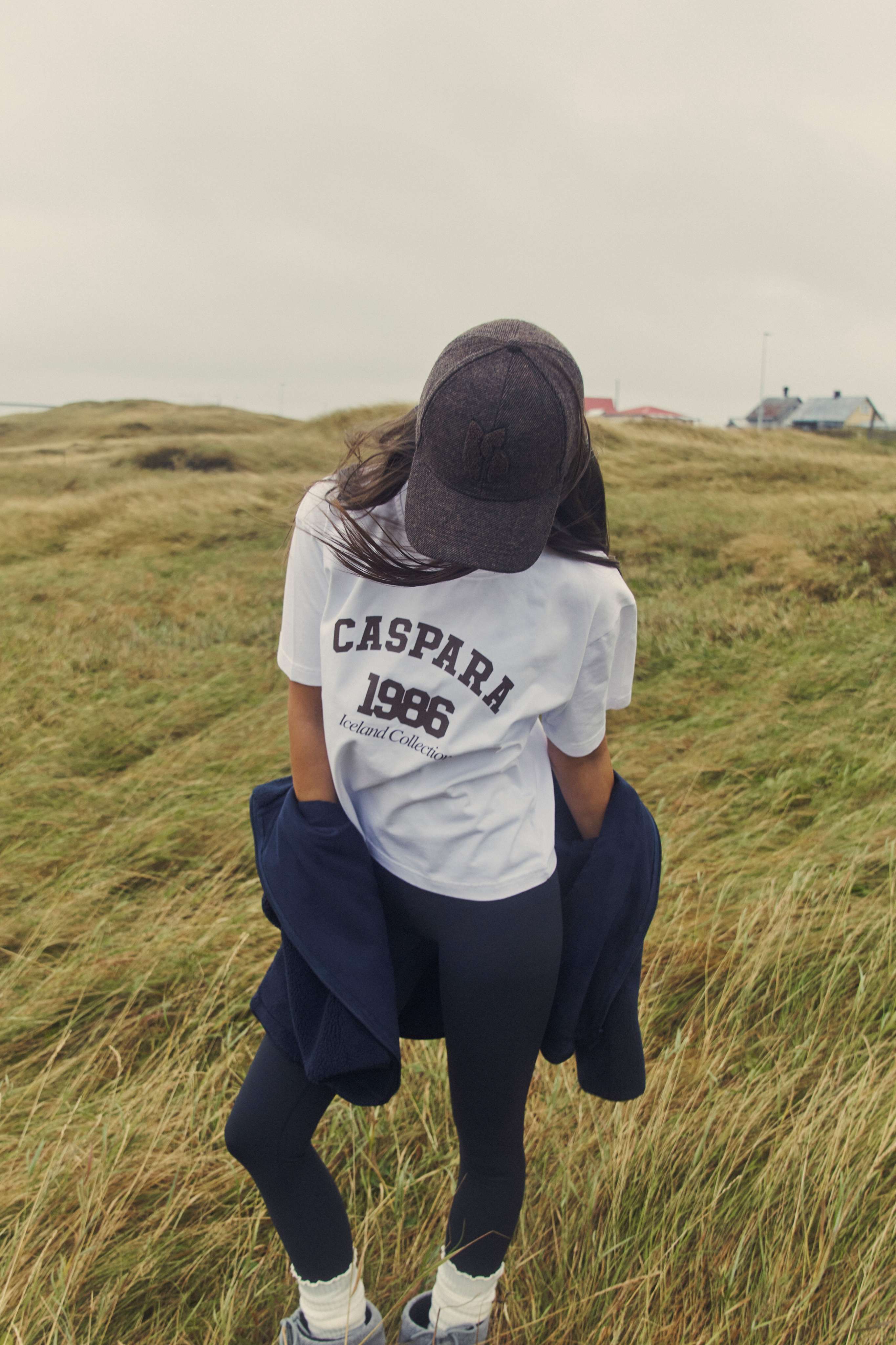 W. CS Tee - White w. Espresso
